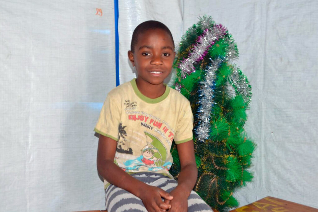 Kongo-Spendenprojekt „Jericho Hope and Peace“, Schüler Jospin, Foto: Uduma e. V.