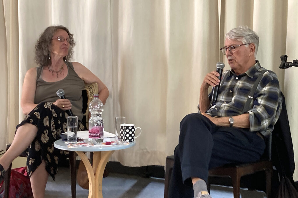 Erzählcafe mit dem Filmemacher Heinrich Breloer moderiert von Sonja Schlegel, Foto: Alida Pisu